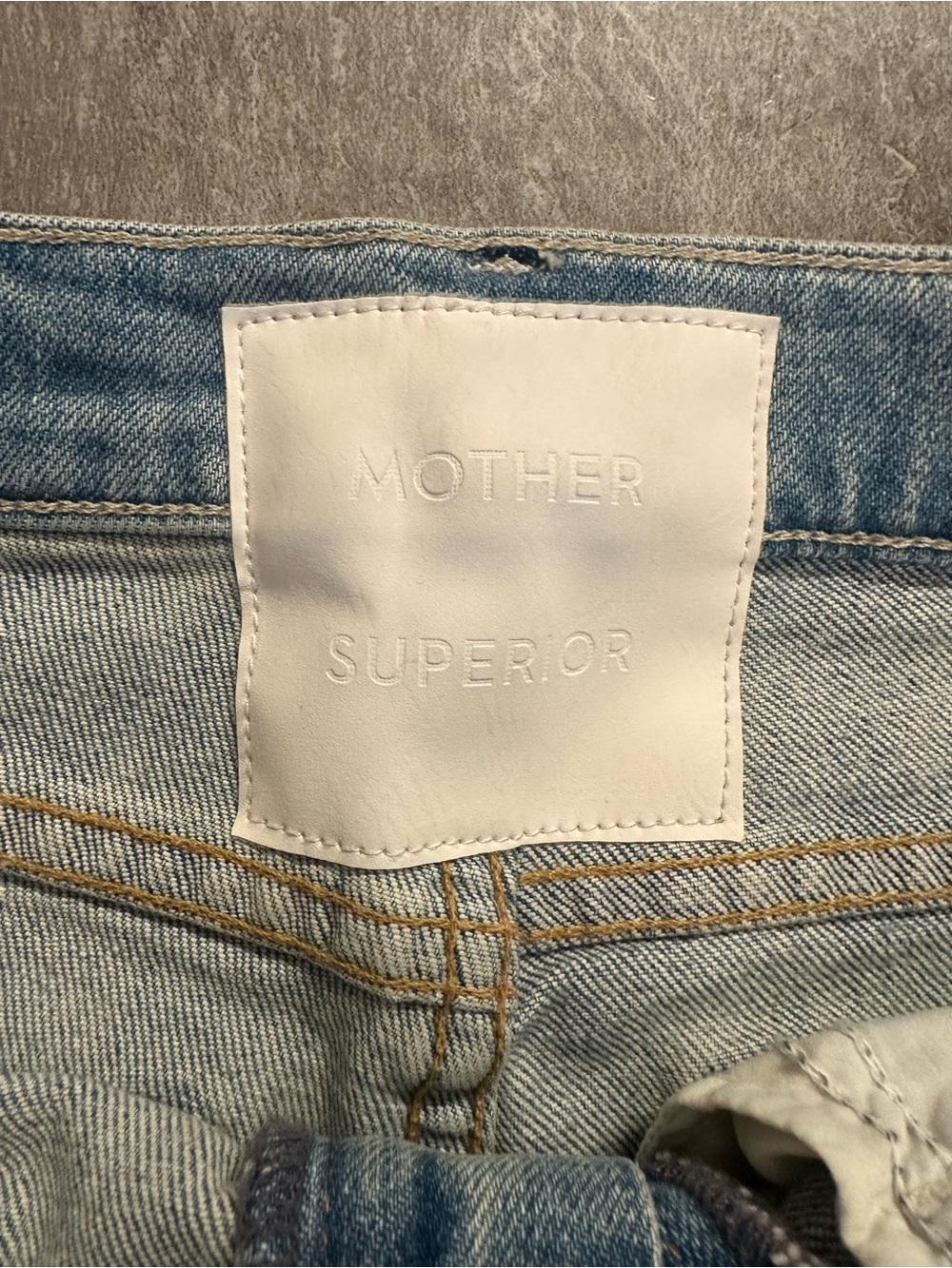 Mother Superior Denim The Flirt Fray I Confess Jeans Size 25 EUC - Picture 3 of 8